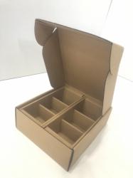 DIE-CUT CARTON BOX WITH PARTITION